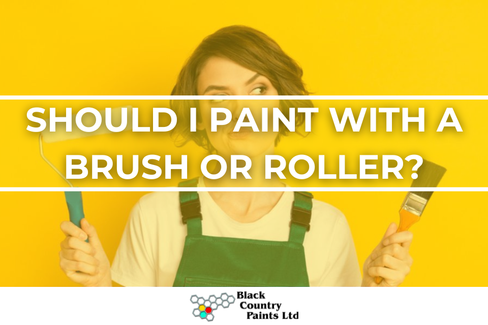 Should I Paint With A Brush Or Roller? BC Paints